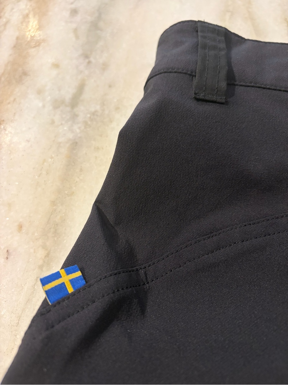NWT Fjallraven Keb Agile Trousers Pants Black Women's US 8 / 32” Length $195 - Picture 9 of 11